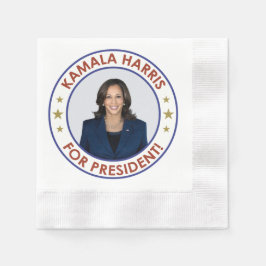 KAMALA HARRIS FÜR PRÄSIDENT! SERVIETTE