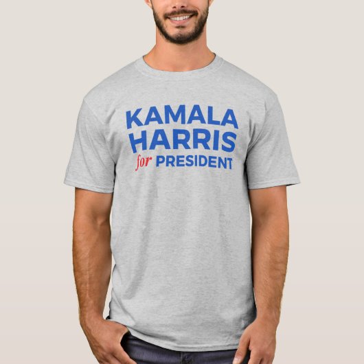 Kamala Harris für Präsident T-Shirt (Vorderseite)