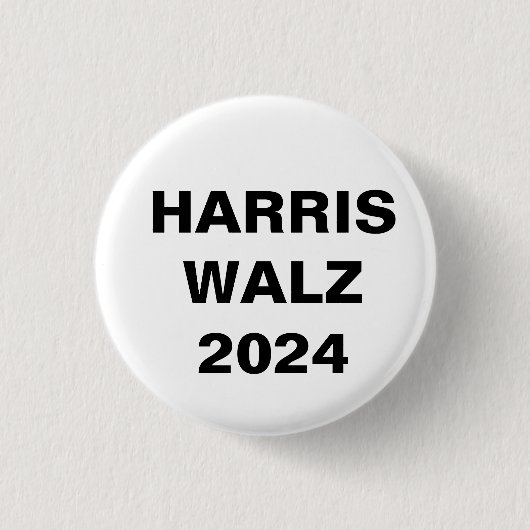Kamala Harris für Präsident Tim Walz VP 2024 Button (Vorderseite)