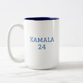 Kamala Harris für Präsident Zweifarbige Tasse (Links)