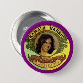 Kamala Harris für Präsidenten 2016 Button (Vorne & Hinten)