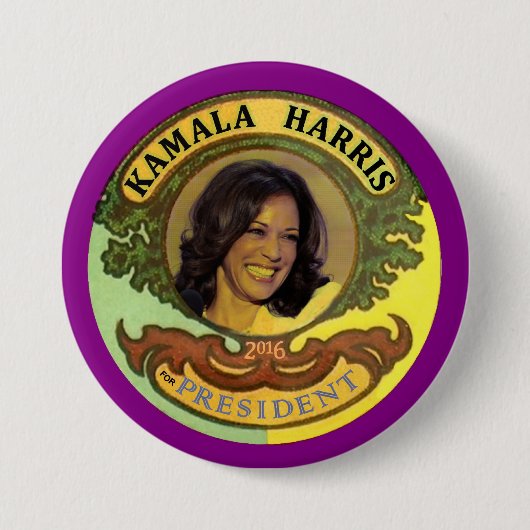 Kamala Harris für Präsidenten 2016 Button (Vorderseite)