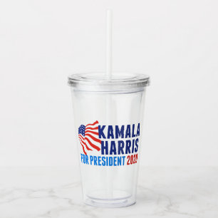 Kamala Harris für Präsidenten 2020 Acryltrinkbecher