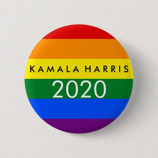 Kamala Harris für Präsidenten 2020 Button (Vorderseite)