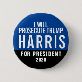Kamala Harris für Präsidenten 2020 Button (Vorderseite)