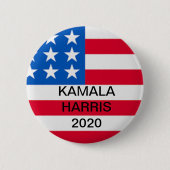 Kamala Harris für Präsidenten 2020 Knopf Button (Vorderseite)