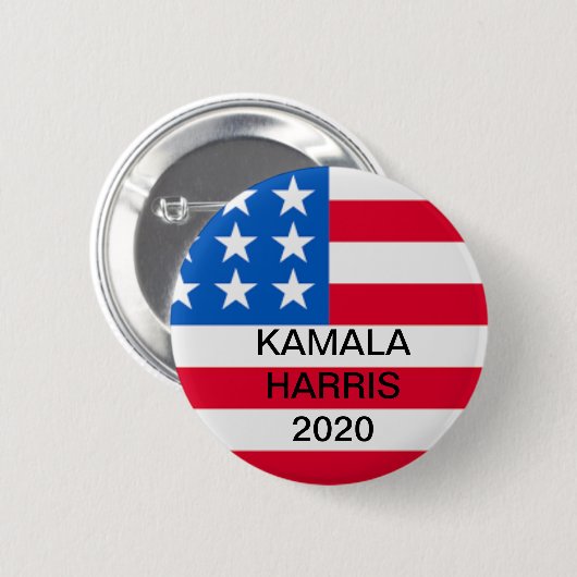 Kamala Harris für Präsidenten 2020 Knopf Button (Vorne & Hinten)