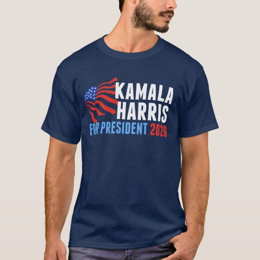 Kamala Harris für Präsidenten 2020 T-Shirt (Vorderseite)