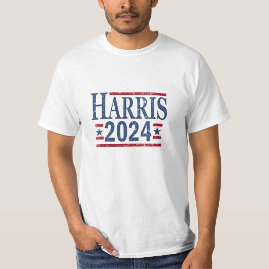 Kamala Harris für Presiden-harris 2024 T-Shirt (Vorderseite)