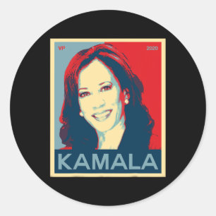 Kamala Harris für Vizepräsident 2020 Runder Aufkleber