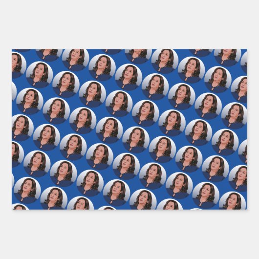 KAMALA HARRIS GIFT GESCHENKPAPIER SET (Vorderseite 2)