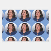 KAMALA HARRIS GIFT GESCHENKPAPIER SET (Vorderseite)