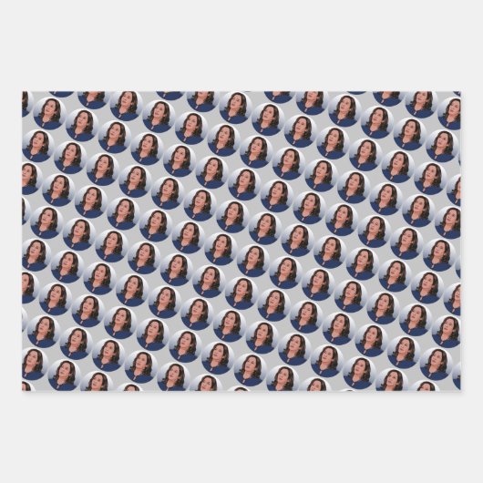 KAMALA HARRIS GIFT GESCHENKPAPIER SET (Vorderseite 3)