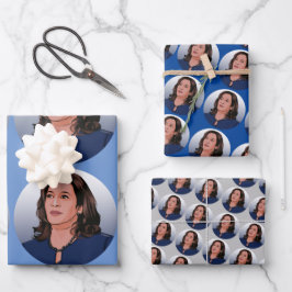 KAMALA HARRIS GIFT GESCHENKPAPIER SET