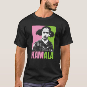 Kamala Harris Girl Niedlich Melanin Retro Vintag B T-Shirt