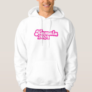 Kamala Harris Girly Pink Logo 2024 Hoodie
