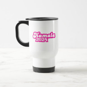 Kamala Harris Girly Pink Logo 2024 Reisebecher