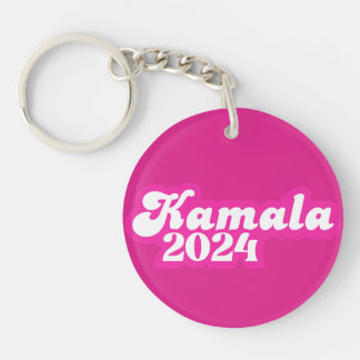 Kamala Harris Girly Pink Logo 2024 Schlüsselanhänger