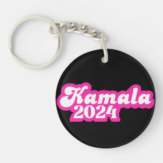 Kamala Harris Girly Pink Logo 2024 Schlüsselanhänger