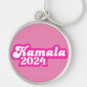 Kamala Harris Girly Pink Logo 2024 Schlüsselanhänger