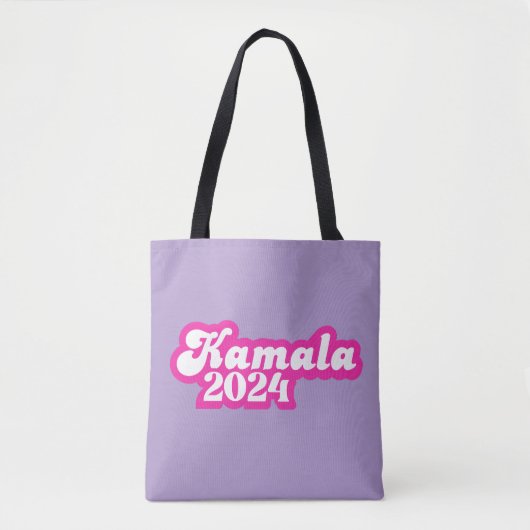 Kamala Harris Girly Pink Logo 2024 Tasche (Vorderseite)