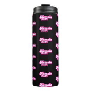 Kamala Harris Girly Pink Logo 2024 Thermosbecher