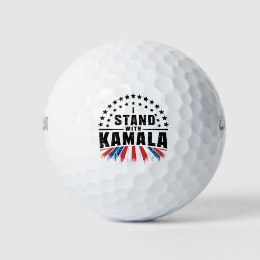 Kamala Harris Golfball (Vorderseite)