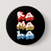 Kamala Harris Graffiti Button (Vorderseite)