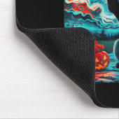 Kamala Harris Halloween Fledermäuse Starry Night B Mousepad (Ecke)