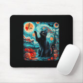 Kamala Harris Halloween Fledermäuse Starry Night B Mousepad (Mit Mouse)