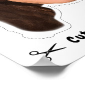 Kamala Harris Halloween Mask Poster (Ecke)