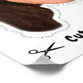 Kamala Harris Halloween Mask Poster (Ecke)