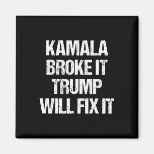 Kamala Harris hat es kaputt gemacht, Trump wird es Magnet