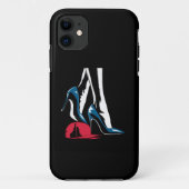 Kamala Harris Heels treten auf Maga Hat Case-Mate iPhone Hülle (Rückseite)