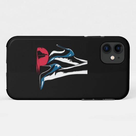 Kamala Harris Heels treten auf Maga Hat Case-Mate iPhone Hülle (Rückseite (Horizontal))