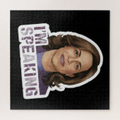 Kamala Harris I Speak, Zitat zur historischen Deba Puzzle (Horizontal)