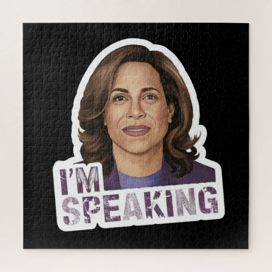 Kamala Harris I Speak, Zitat zur historischen Deba Puzzle (Vertikal)
