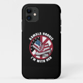 Kamala Harris Ich bin mit ihrem Patriotischen Konv Case-Mate iPhone Hülle (Rückseite)