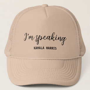 Kamala Harris, ich spreche 2024 Frau Präsidentin Truckerkappe