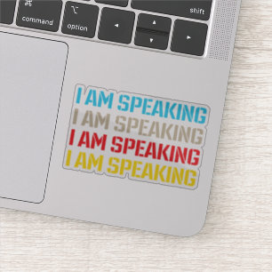 Kamala Harris, ich spreche Aufkleber