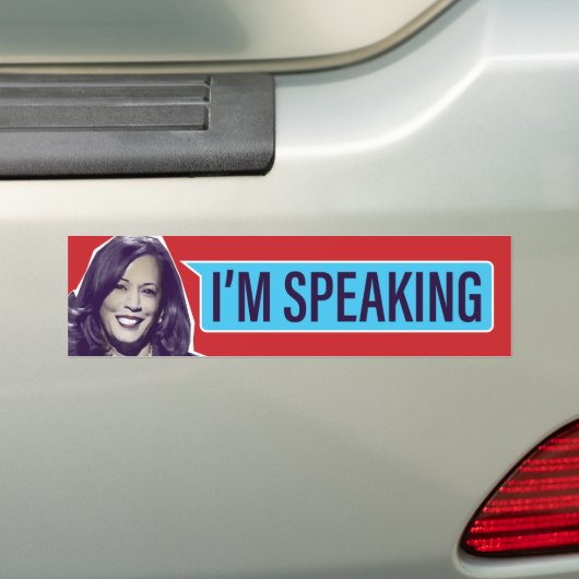 Kamala Harris / Ich spreche Autoaufkleber (Auf Auto)