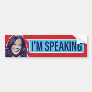 Kamala Harris / Ich spreche Autoaufkleber