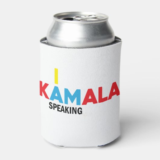 Kamala Harris, ich spreche gerade Dosenkühler (Kanne Vorderseite)