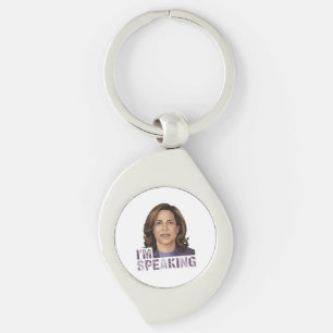 Kamala Harris, ich spreche hoffnungsvoll Zitat Schlüsselanhänger
