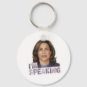 Kamala Harris, ich spreche hoffnungsvoll Zitat Schlüsselanhänger (Rückseite)
