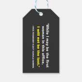 Kamala Harris ich werde nicht die letzte sein Geschenkanhänger (Vorderseite)