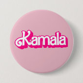 Kamala Harris in Rosa Button (Vorderseite)