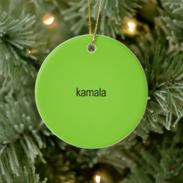 Kamala Harris ist Brat Keramik Ornament