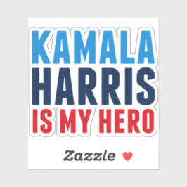 Kamala Harris ist Mein Held Aufkleber