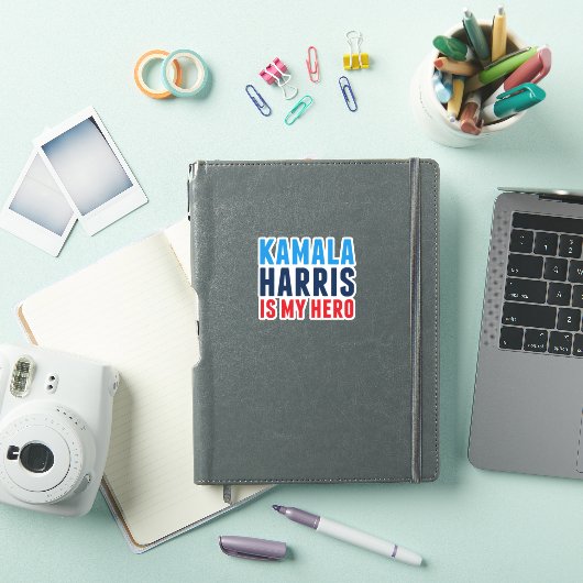 Kamala Harris ist Mein Held Aufkleber (iPad Hülle)